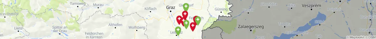 Map view for Pharmacies emergency services nearby Sankt Stefan im Rosental (Südoststeiermark, Steiermark)